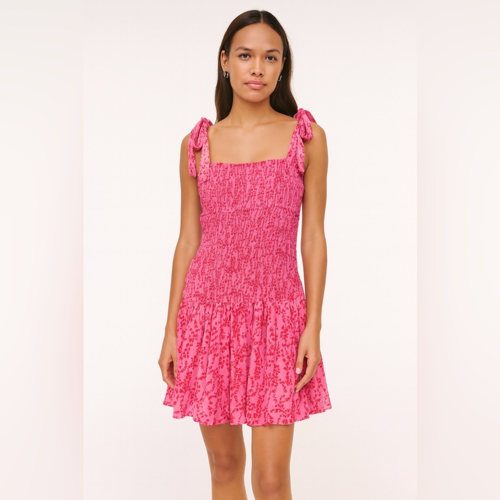 Pink Floral Women's Dress